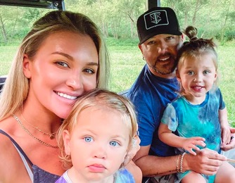 Brittany & Jason Aldean and their kids