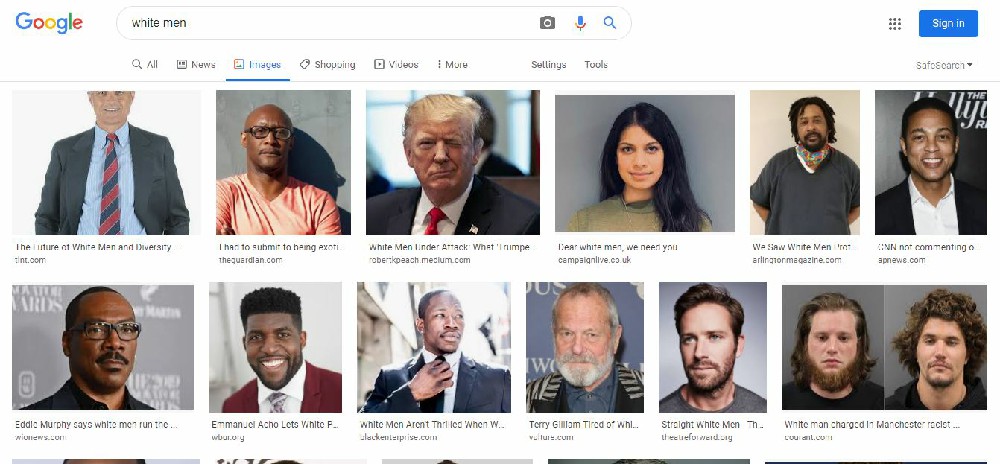 Google White Men